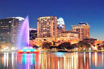 Lake Eola Park in Central Florida